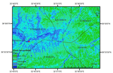 Flood Susceptibility Mapping in Ankara Using M-AHP Cover Image